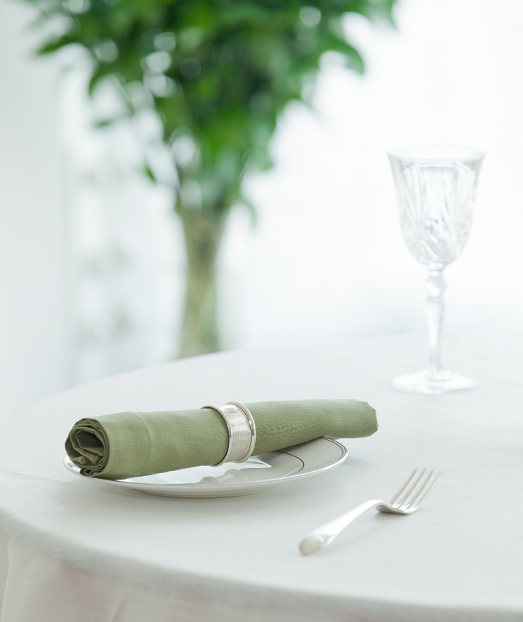 Sage green table linens pure linen napkin