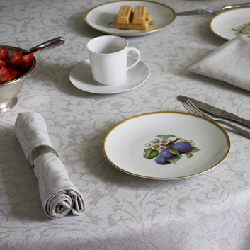 Damask tablecloths jacquard luxury easy care