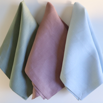 Sky Blue Linen Hand Towel / Tea Towel