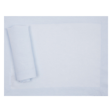 Huddleson Sky Blue Linen Placemat