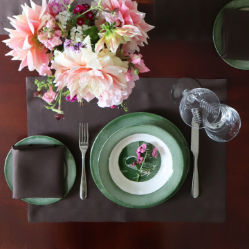 Chocolate Brown Linen Placemat