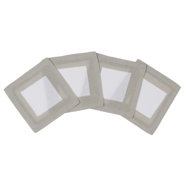 Cinta Concrete Border Cocktail Napkin