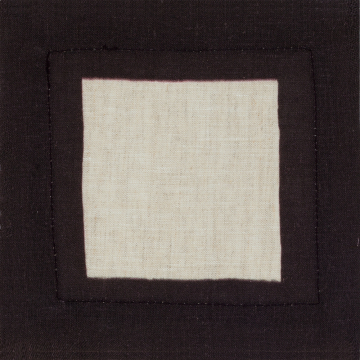 Cinta Fig Border Linen Cocktail Napkin