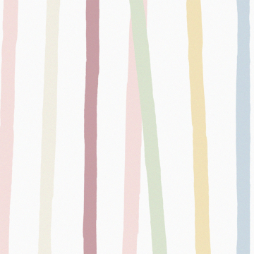 Cinta Pastel Striped Square Linen Tablecloth