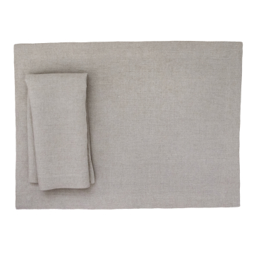 Dark Natural Linen Placemat