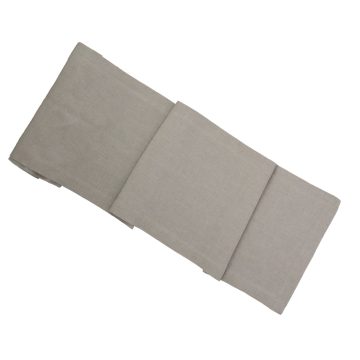 Dark Natural Linen Table Runner