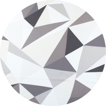 Diamond Round Linen Tablecloth