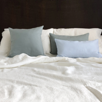 Ivory Linen Pillow Sham (Pair)