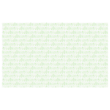 White linen rectangular tablecloth printed with green leaves watercolor print