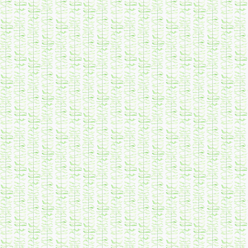 Leaf print green and white square linen tablecloth 