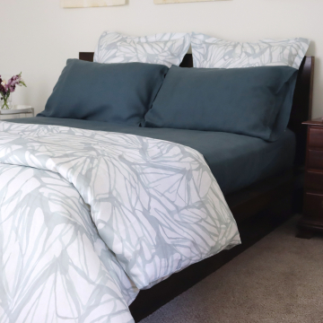 Petrol Green Linen Pillowcase (Pair) 