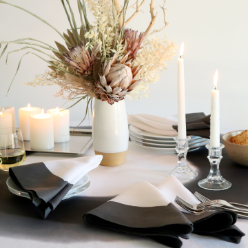 Moreton Round Linen Tablecloth