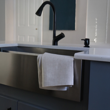 Natural Linen Hand Towel / Tea Towel