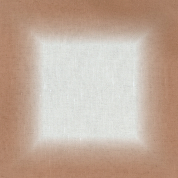 Ombre Square Tablecloth Terracotta Natural Linen