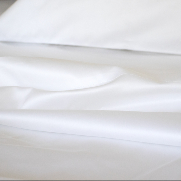 White 600TC Organic Sateen Sheet Set