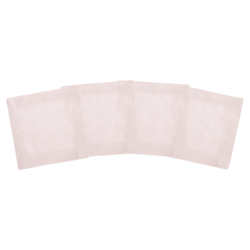 pink linen cocktail napkin