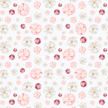 Poppy Print Floral Square Linen Tablecloth 