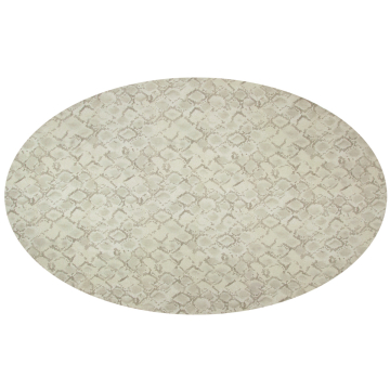 Python Oval Linen Tablecloth