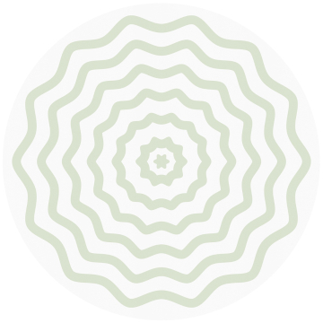 Ripple Pastel Green White Round Linen Tablelcoth 