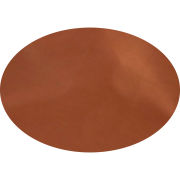 Sienna Orange Oval Linen Tablecloth