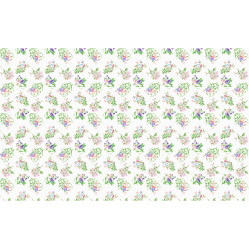 Sweet Pea floral linen tablecloth