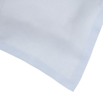 Huddleson Sky Blue Rectangular Linen Tablecloth