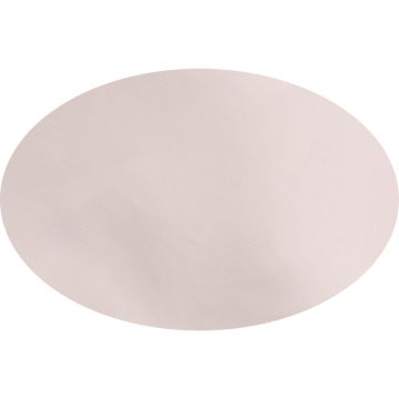 Blush Pink Oval Linen Tablecloth 