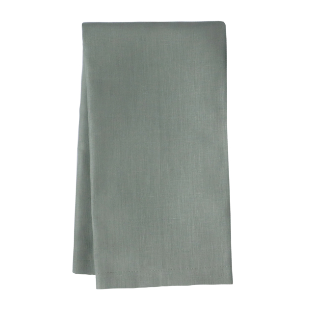 celadon green linen hand towel tea towel