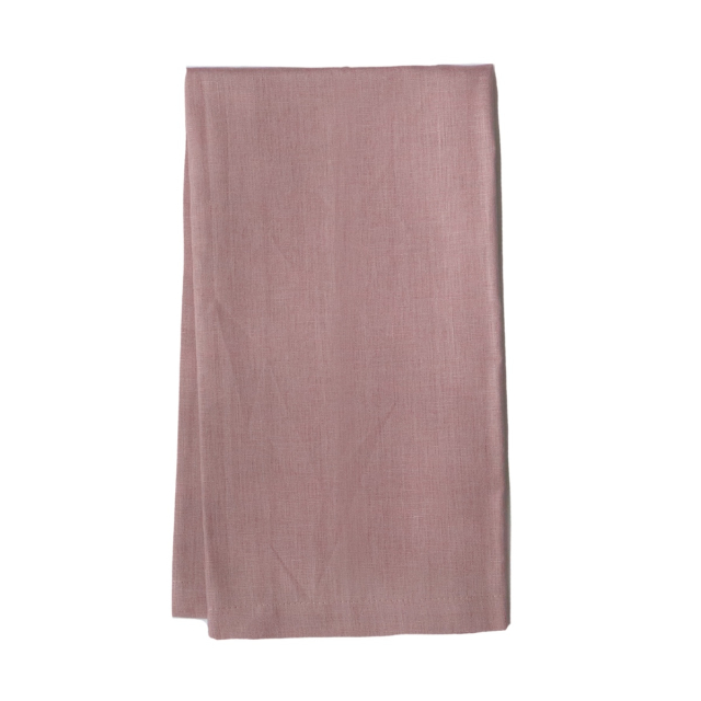 heather lilac linen hand towel tea towel