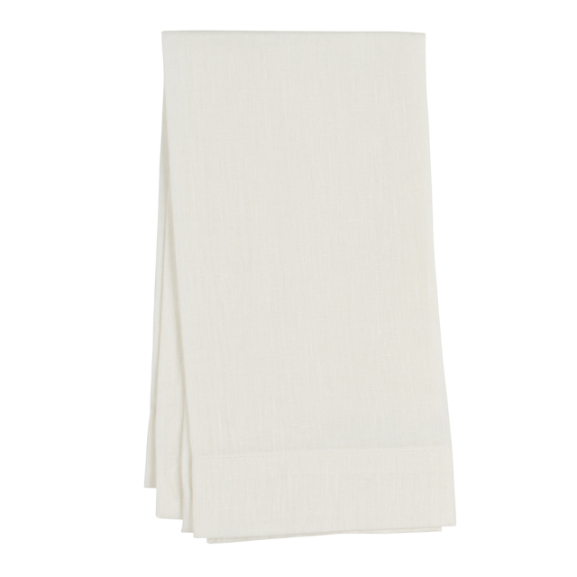 Ivory linen napkin