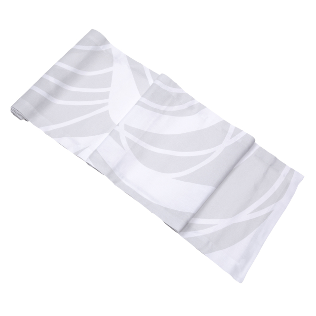 Sloan champagne grey white linen table runner