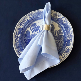 Light Blue Napkin Linen<br>$18