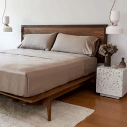 Coffee Brown Sheet Set <br>$385
