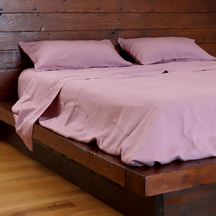 Heather Lilac Linen Sheets<br> $340