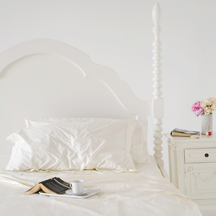 Ivory Percale Sheets <br> $440