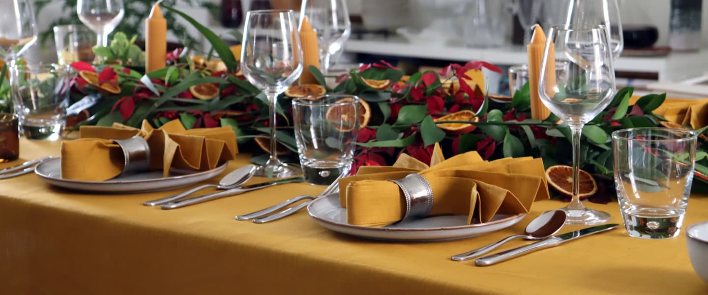 Saffron Gold Tablecloth
