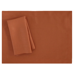 Sienna Placemat Ivory hemstitch <br>$28