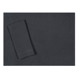 Charcoal Grey Linen Placemat <br>$18