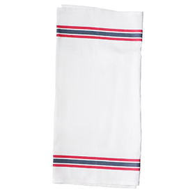 Ticking Stripe Linen Tea Towel <br> $22