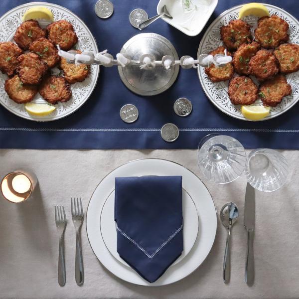 Table Linens for Hanukkah