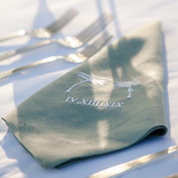 Monogrammed Napkins & Linens