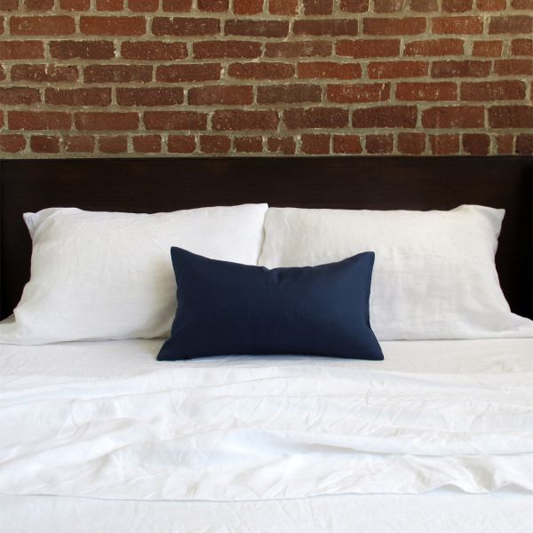 navy throw pillows for bed
