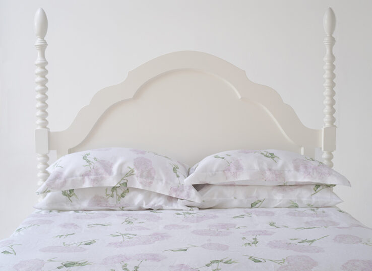 Peony Roses Blossoms Italian Linen European Craftsmanship Bedding Sheets Duvet Shams Organic Pillows Decor Shabby Chic