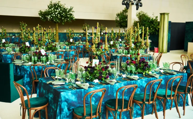 Met Gala 2024 Decor Table Settings Sleeping Beauty