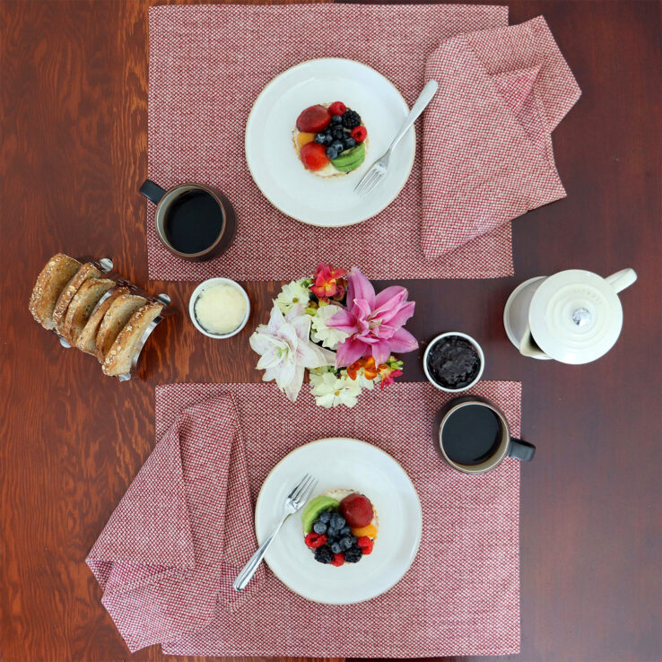 Huddleson shibori cotton placemat