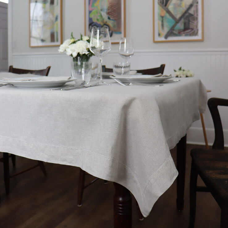 hemstitch tablecloth