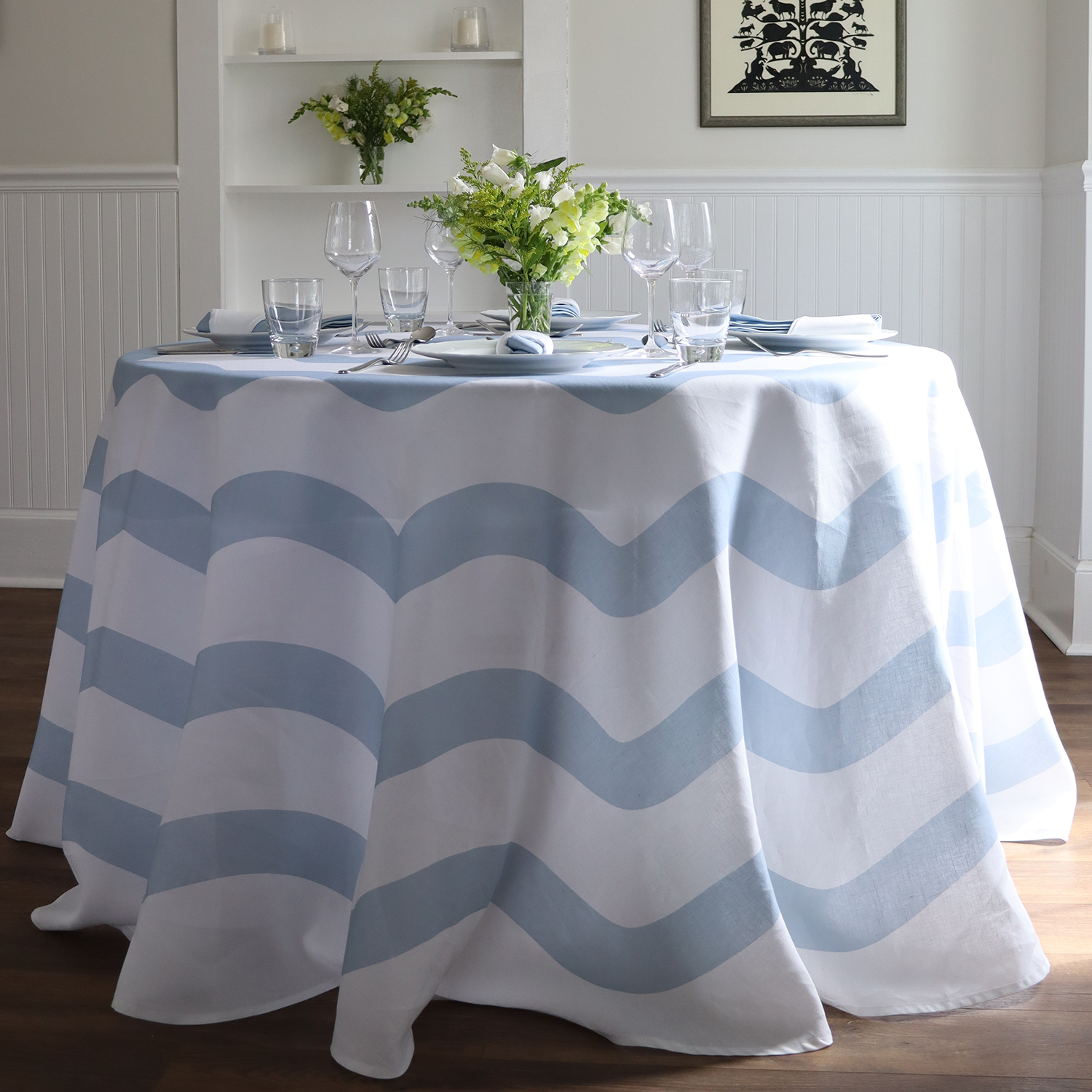 Spring table linens