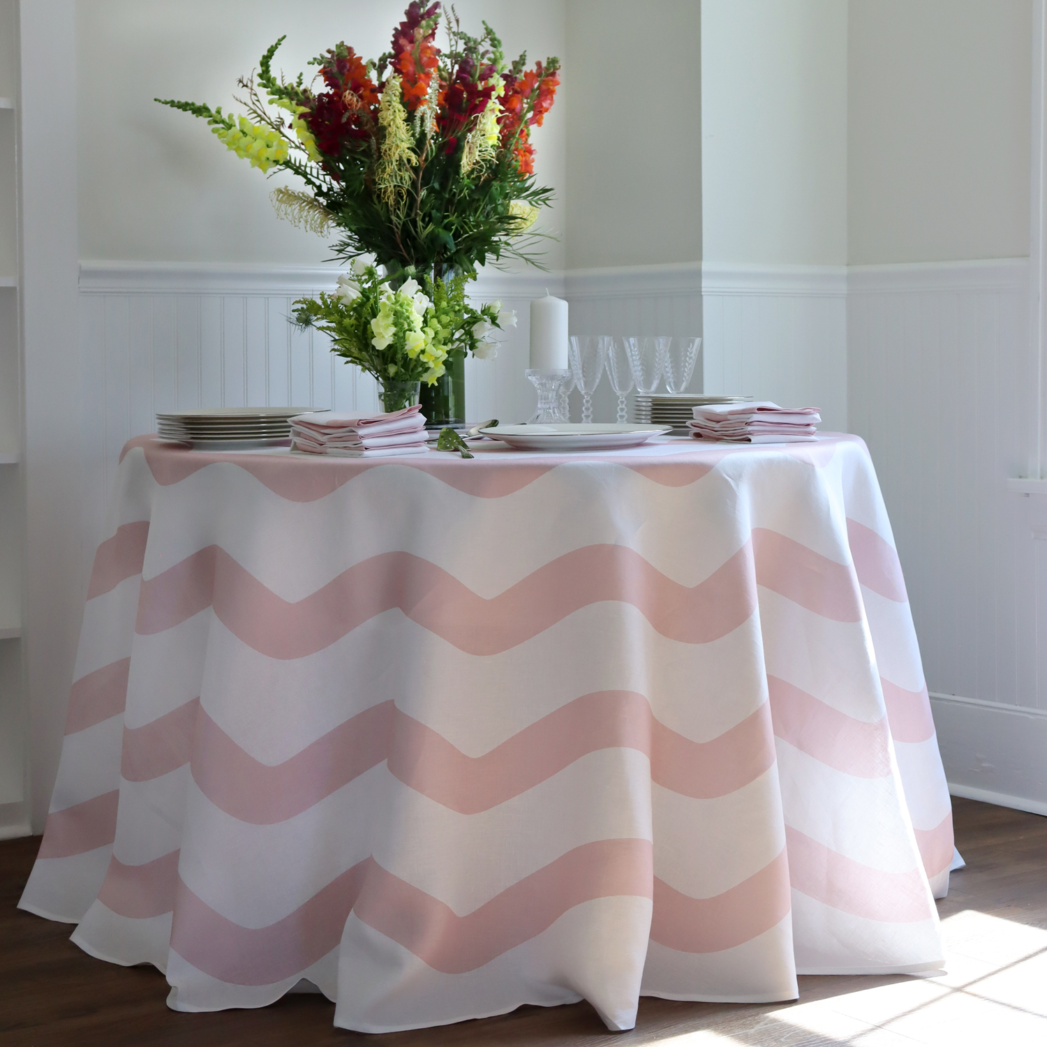spring table linens