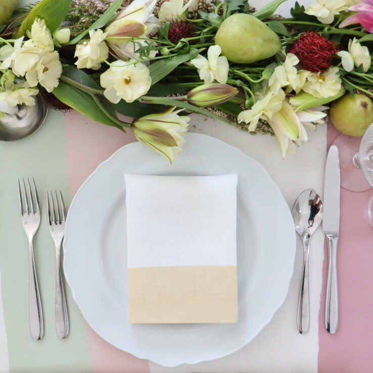 square napkin fold