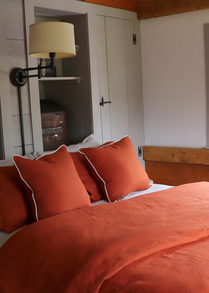 Terracotta Linen Duvet Cover 